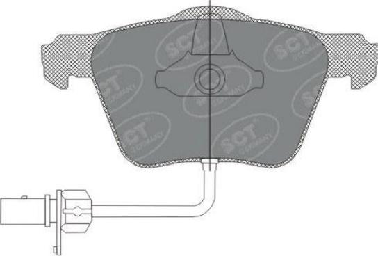 SCT-MANNOL SP 282 PR - Kit pastiglie freno, Freno a disco autozon.pro