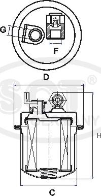 SCT-MANNOL ST 359 - Filtro carburante autozon.pro