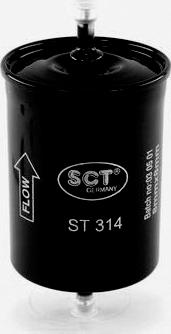 SCT-MANNOL ST 314 - Filtro carburante autozon.pro