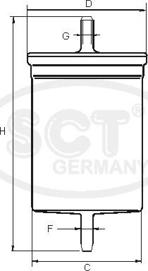 SCT-MANNOL ST 6103 - Filtro carburante autozon.pro