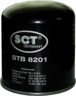 SCT-MANNOL STB 8201 - Cartuccia essiccatore aria, Imp. aria compressa autozon.pro