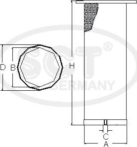 SCT-MANNOL SW 3891 - Filtro aria secondaria autozon.pro