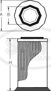 SCT-MANNOL SW 3842 - Filtro aria secondaria autozon.pro