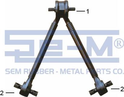 Sem Lastik 11836 - Braccio oscillante, Sospensione ruota autozon.pro