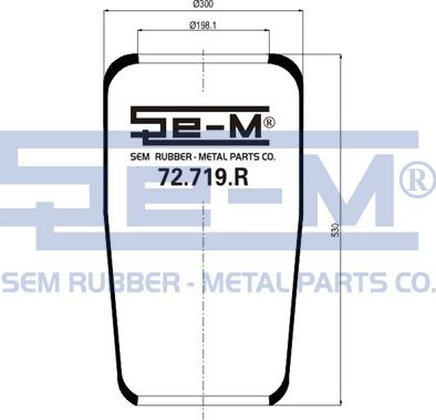 Sem Lastik 72.719.R - Soffietto, Sospensione pneumatica autozon.pro