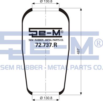 Sem Lastik 72.737.R - Soffietto, Sospensione pneumatica autozon.pro