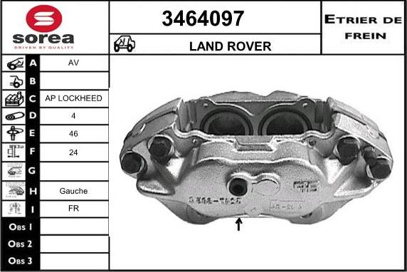 Sera 3464097 - Pinza freno autozon.pro