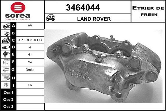 Sera 3464044 - Pinza freno autozon.pro