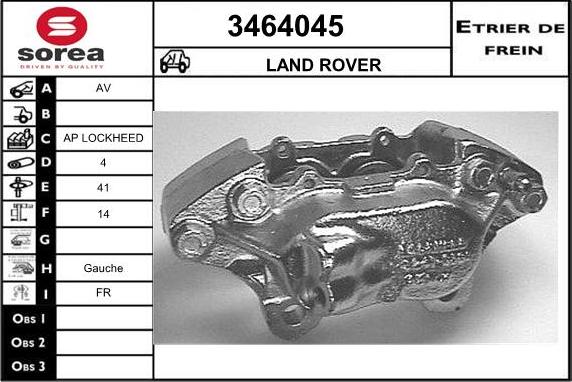 Sera 3464045 - Pinza freno autozon.pro