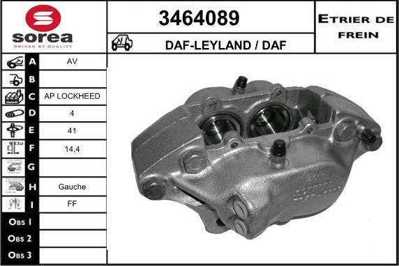 Sera 3464089 - Pinza freno autozon.pro