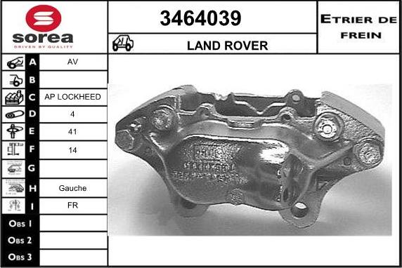 Sera 3464039 - Pinza freno autozon.pro