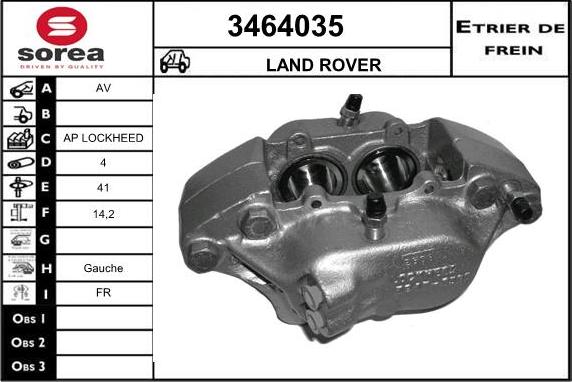 Sera 3464035 - Pinza freno autozon.pro