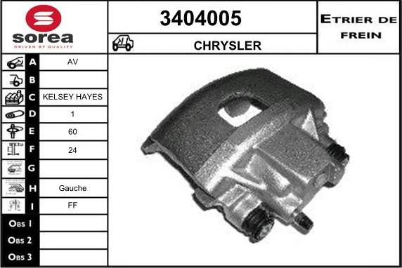 Sera 3404005 - Pinza freno autozon.pro