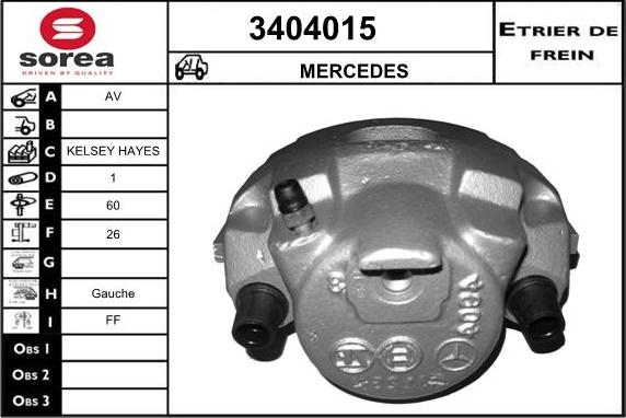 Sera 3404015 - Pinza freno autozon.pro