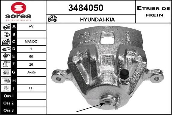 Sera 3484050 - Pinza freno autozon.pro