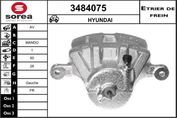 Sera 3484075 - Pinza freno autozon.pro