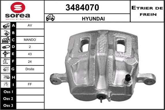 Sera 3484070 - Pinza freno autozon.pro