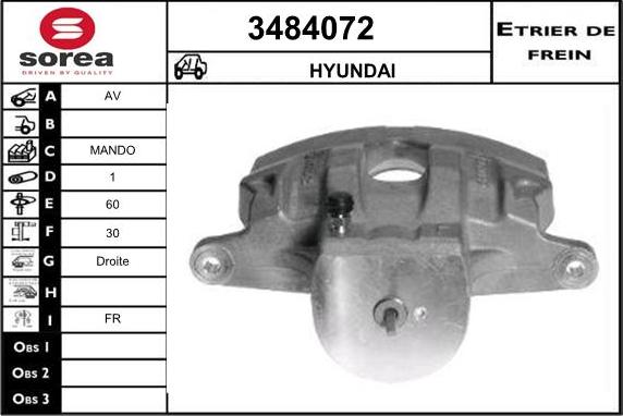 Sera 3484072 - Pinza freno autozon.pro