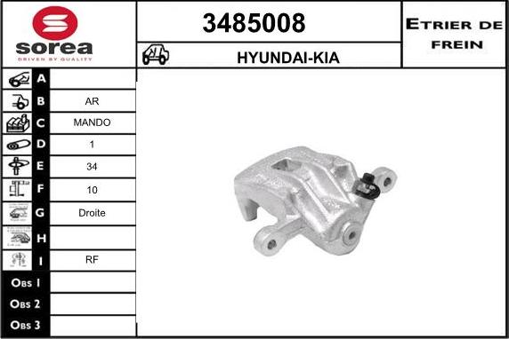 Sera 3485008 - Pinza freno autozon.pro