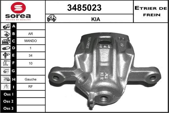 Sera 3485023 - Pinza freno autozon.pro