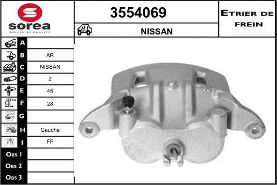 Sera 3554069 - Pinza freno autozon.pro