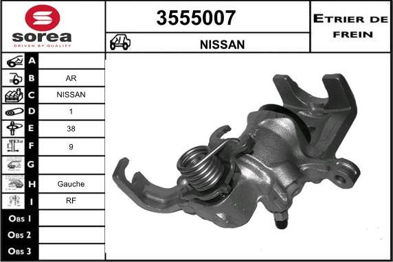 Sera 3555007 - Pinza freno autozon.pro