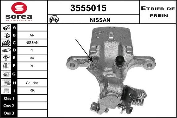 Sera 3555015 - Pinza freno autozon.pro