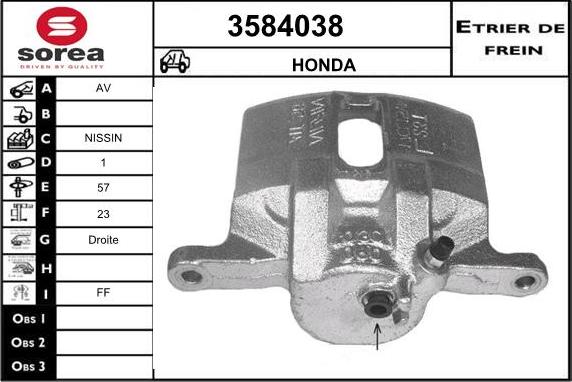 Sera 3584038 - Pinza freno autozon.pro