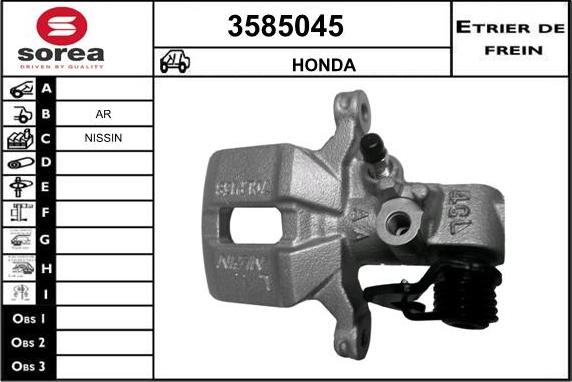 Sera 3585045 - Pinza freno autozon.pro