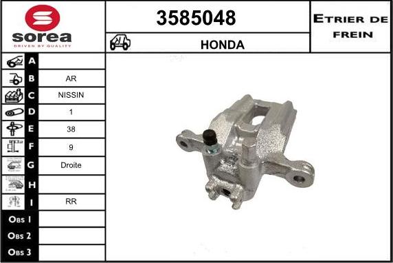 Sera 3585048 - Pinza freno autozon.pro