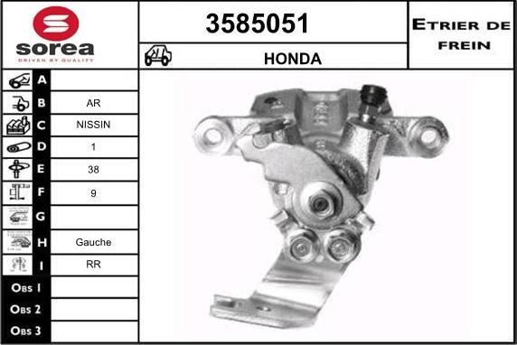 Sera 3585051 - Pinza freno autozon.pro