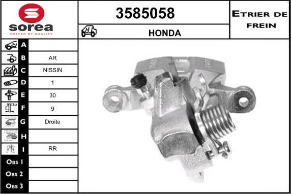 Sera 3585058 - Pinza freno autozon.pro