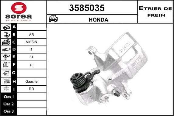 Sera 3585035 - Pinza freno autozon.pro