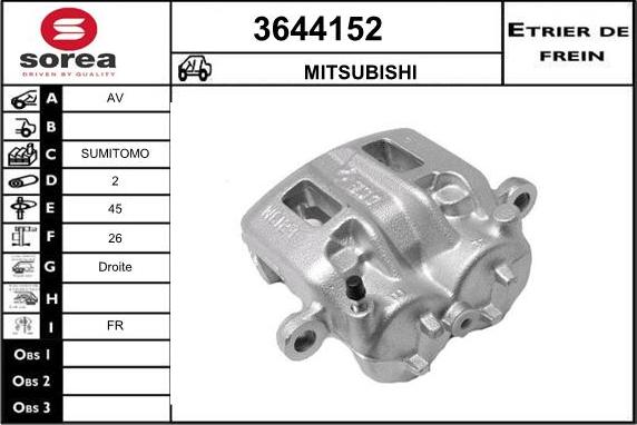 Sera 3644152 - Pinza freno autozon.pro