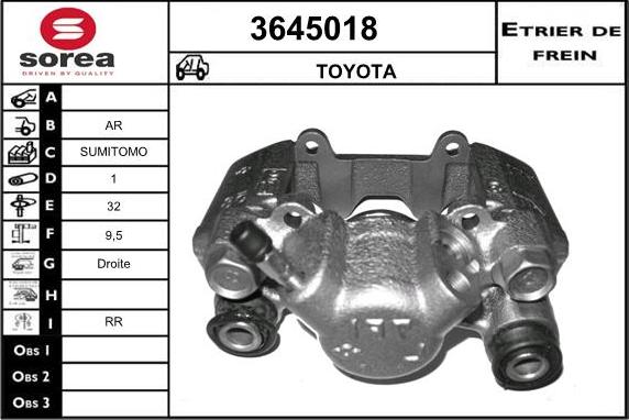 Sera 3645018 - Pinza freno autozon.pro