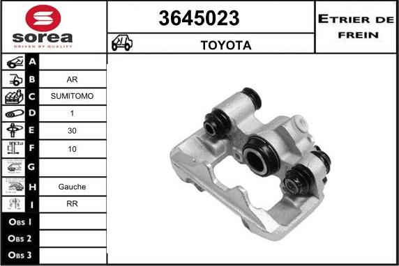 Sera 3645023 - Pinza freno autozon.pro