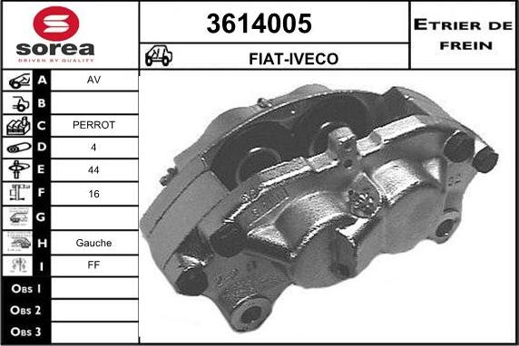 Sera 3614005 - Pinza freno autozon.pro