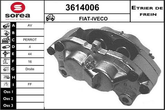 Sera 3614006 - Pinza freno autozon.pro