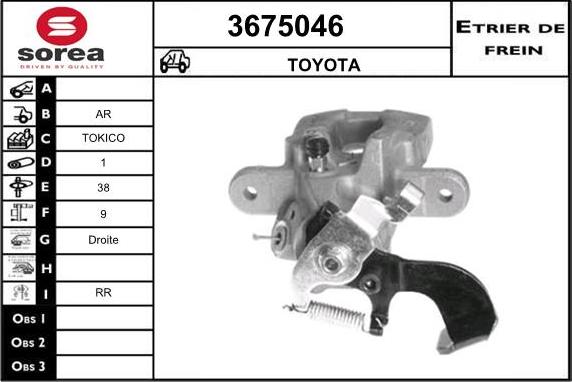 Sera 3675046 - Pinza freno autozon.pro