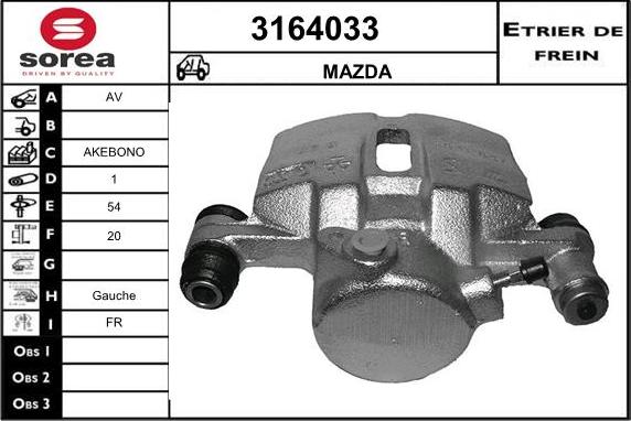 Sera 3164033 - Pinza freno autozon.pro