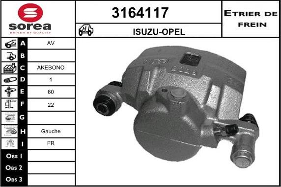 Sera 3164117 - Pinza freno autozon.pro