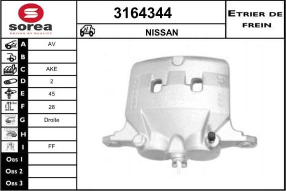 Sera 3164344 - Pinza freno autozon.pro