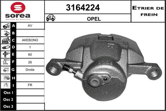 Sera 3164224 - Pinza freno autozon.pro