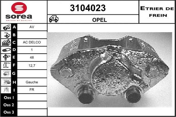 Sera 3104023 - Pinza freno autozon.pro