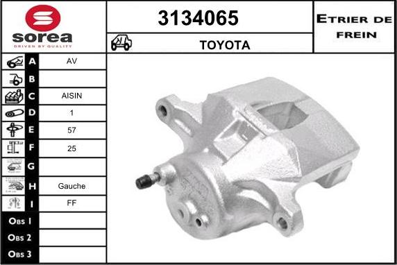 Sera 3134065 - Pinza freno autozon.pro