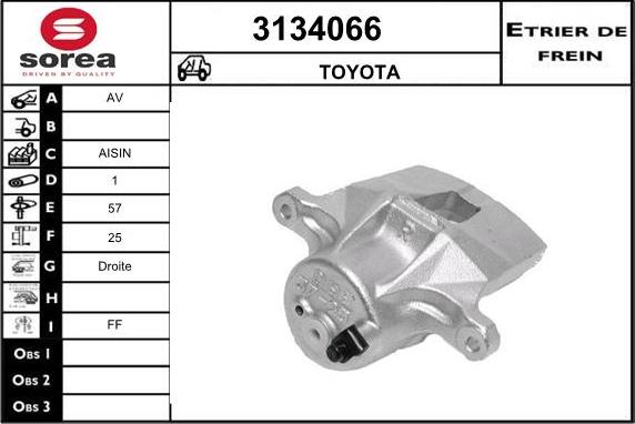 Sera 3134066 - Pinza freno autozon.pro