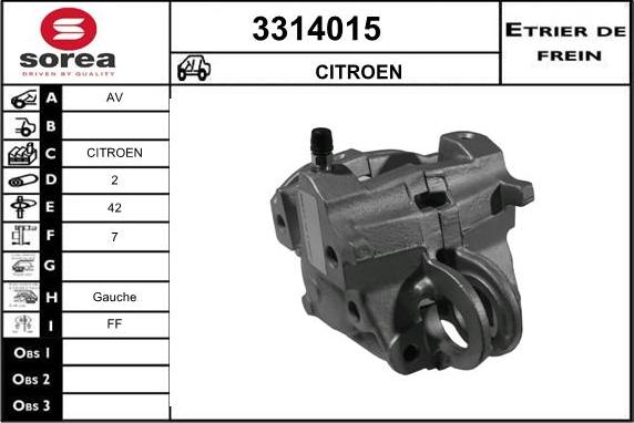 Sera 3314015 - Pinza freno autozon.pro