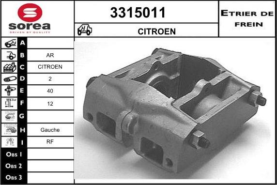 Sera 3315011 - Pinza freno autozon.pro