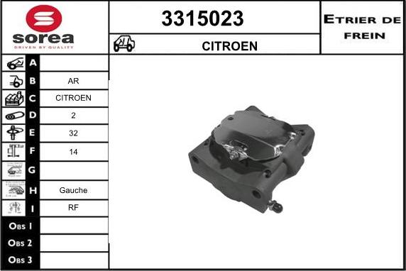 Sera 3315023 - Pinza freno autozon.pro