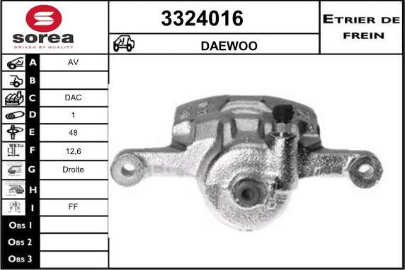 Sera 3324016 - Pinza freno autozon.pro